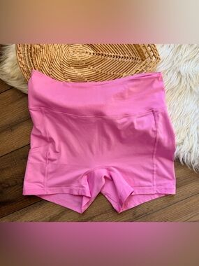 Vineyard Vines Pink Yoga Bike Performance Active Shorts Size Medium